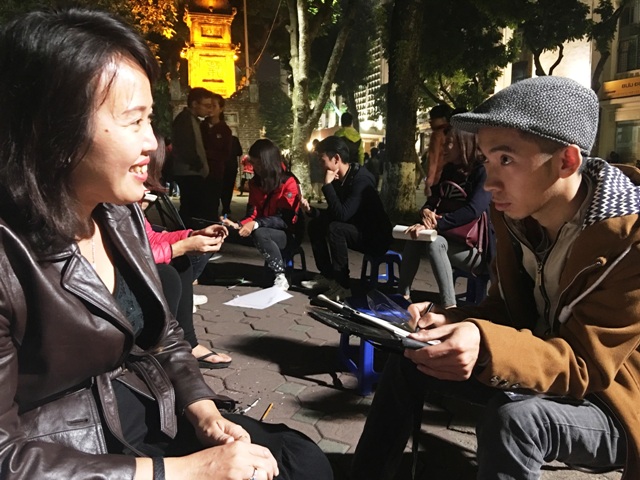 9X khởi nghiệp bằng nghề ký họa chân dung