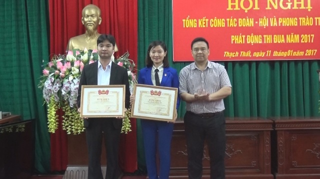 Huyện đoàn Thạch Thất tổng kết công tác năm 2016