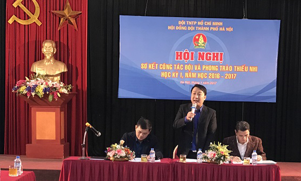 Sơ kết công tác Đội và phong trào thiếu nhi học kỳ I năm học 2016 - 2017