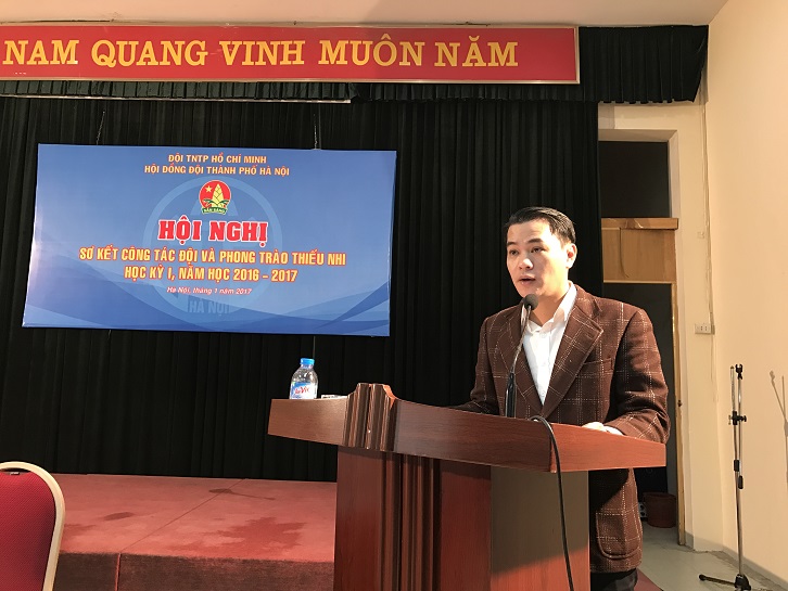 Sơ kết công tác Đội và phong trào thiếu nhi học kỳ I năm học 2016 - 2017