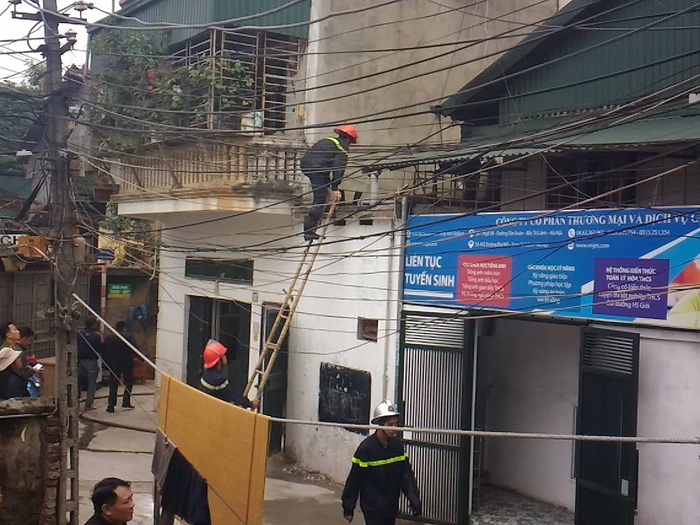 Hoả hoạn thiêu rụi tài sản trong ngôi nhà ở ngõ 88 đường Tân Xuân
