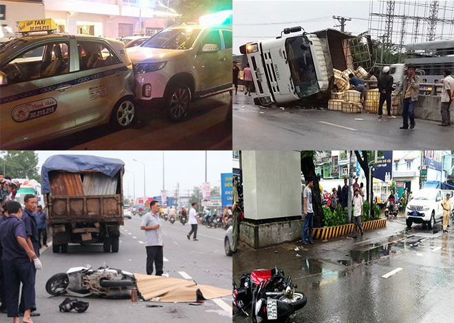 Tai nạn giao thông ngày 16/1: Tránh trẻ em sang đường, người đàn ông phanh gấp ngã đập đầu tử vong