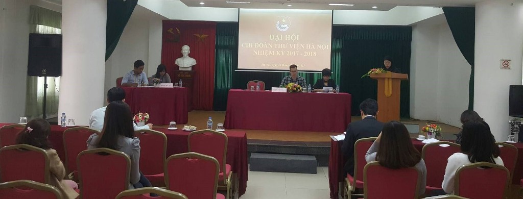 Đại hội Chi đoàn Thư viện Hà Nội nhiệm kì 2017 - 2018