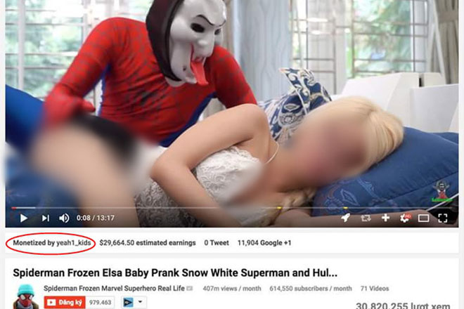 Phạt 30 triệu đồng nhóm thực hiện clip Spiderman Elsa phản cảm