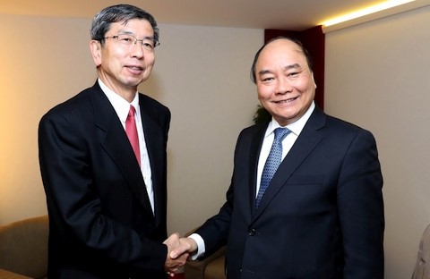 Thủ tướng Nguyễn Xuân Phúc bắt đầu các hoạt động tại Diễn đàn Kinh tế Thế giới