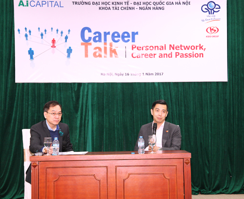 Career talk - Tạo dựng các mối quan hệ cá nhân và theo đuổi đam mê