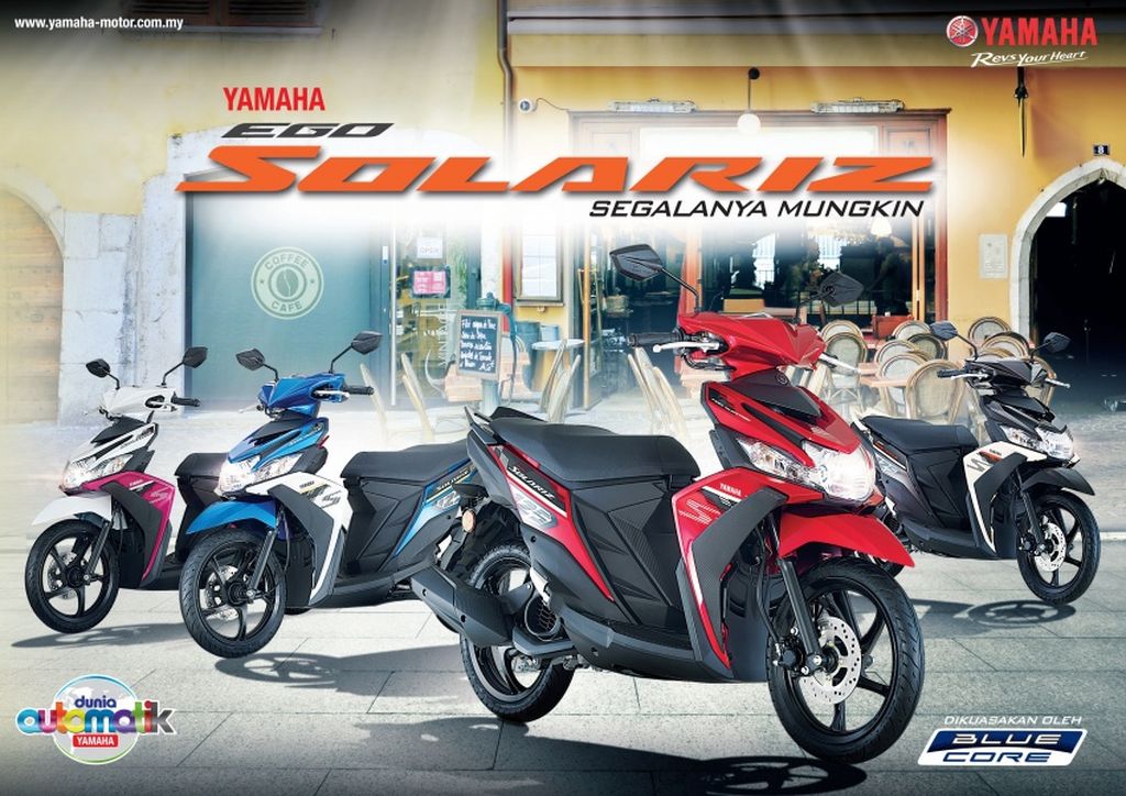 Yamaha Ego Solariz 2017 chính thức ra mắt tại Malaysia, giá từ 28 triệu VNĐ