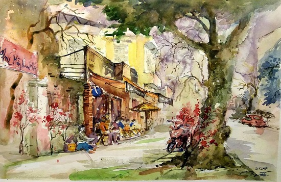 Giữ ký ức và tình yêu Hà Nội qua những bức ký họa đầy cảm xúc