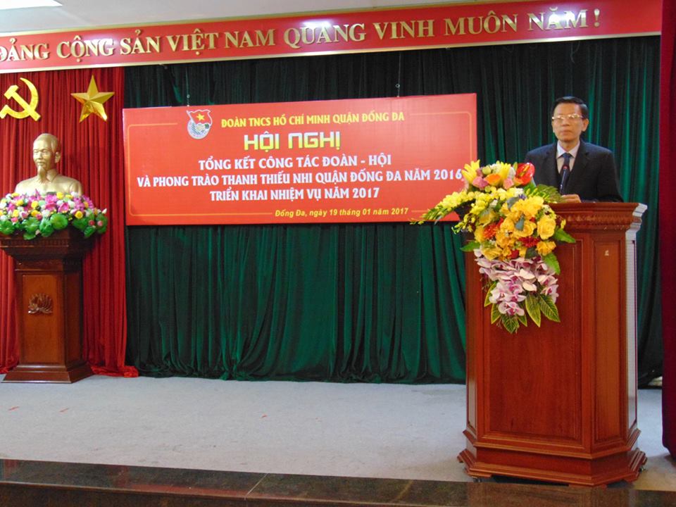 Tuổi trẻ Đống Đa nhận Cờ thi đua xuất sắc