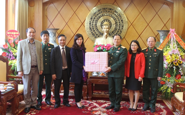 Phó Chủ tịch HĐND TP Phùng Thị Hồng Hà thăm, chúc Tết các đơn vị quân đội