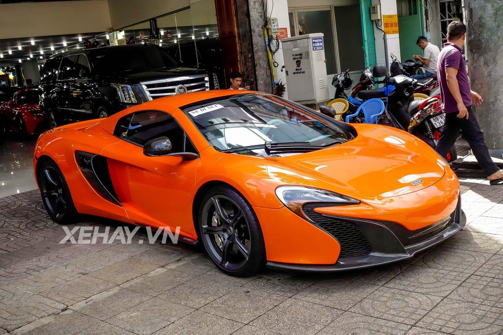 Thêm một chiếc McLaren 650S Spider màu Tarocco Orange có chủ