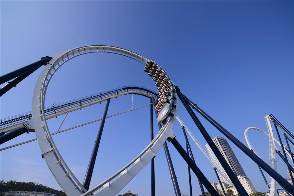 Bay giữa trời và rơi cực đã tại Dragon Park