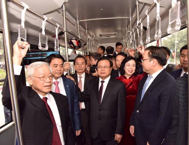 Tổng Bí thư Nguyễn Phú Trọng thăm, chúc Tết Đảng bộ, chính quyền và nhân dân TP Hà Nội