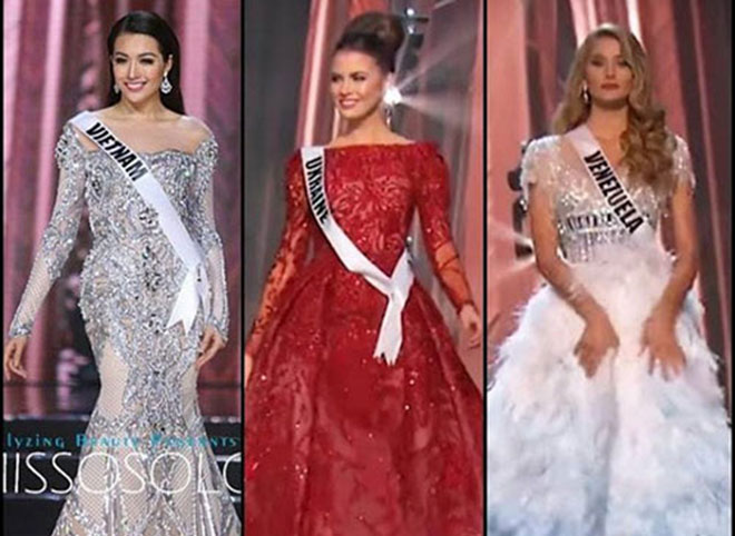 Tin vui đầu năm: Trang phục của Lệ Hằng lọt top 3 đầm dạ hội đẹp nhất Hoa hậu Hoàn vũ 2016