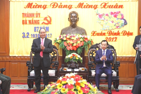 Thủ tướng Nguyễn Xuân Phúc thăm, chúc Tết Đảng bộ, chính quyền và nhân dân Đà Nẵng