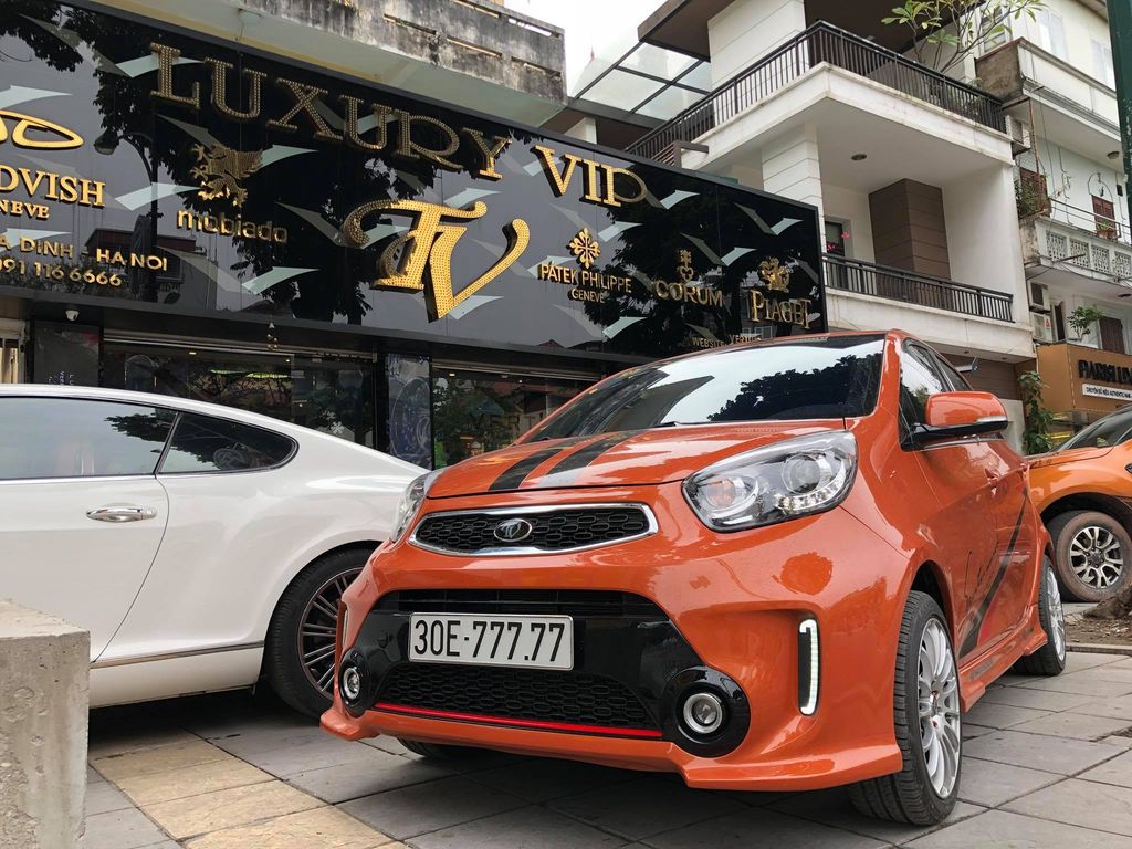 Chiêm ngưỡng Kia Morning biển khủng độ cực chất của tay chơi Hà Nội