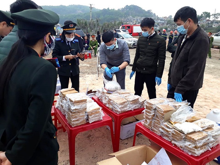 Quảng Ninh: Tiêu huỷ 260 bánh heroin trong vụ án Suliyavong Sakhone