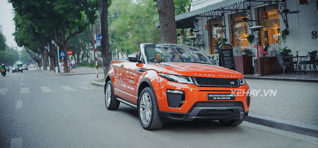 Chiêm ngưỡng Range Rover Evoque Convertible màu độc nhất Việt Nam của nữ biker Hà thành