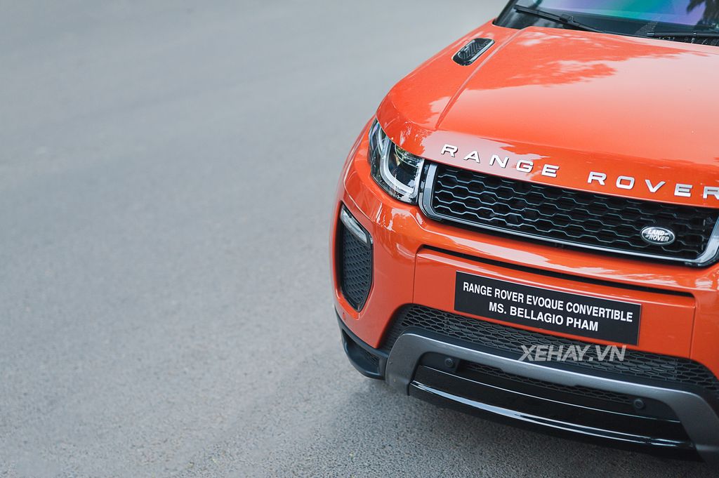 Chiêm ngưỡng Range Rover Evoque Convertible màu độc nhất Việt Nam của nữ biker Hà thành