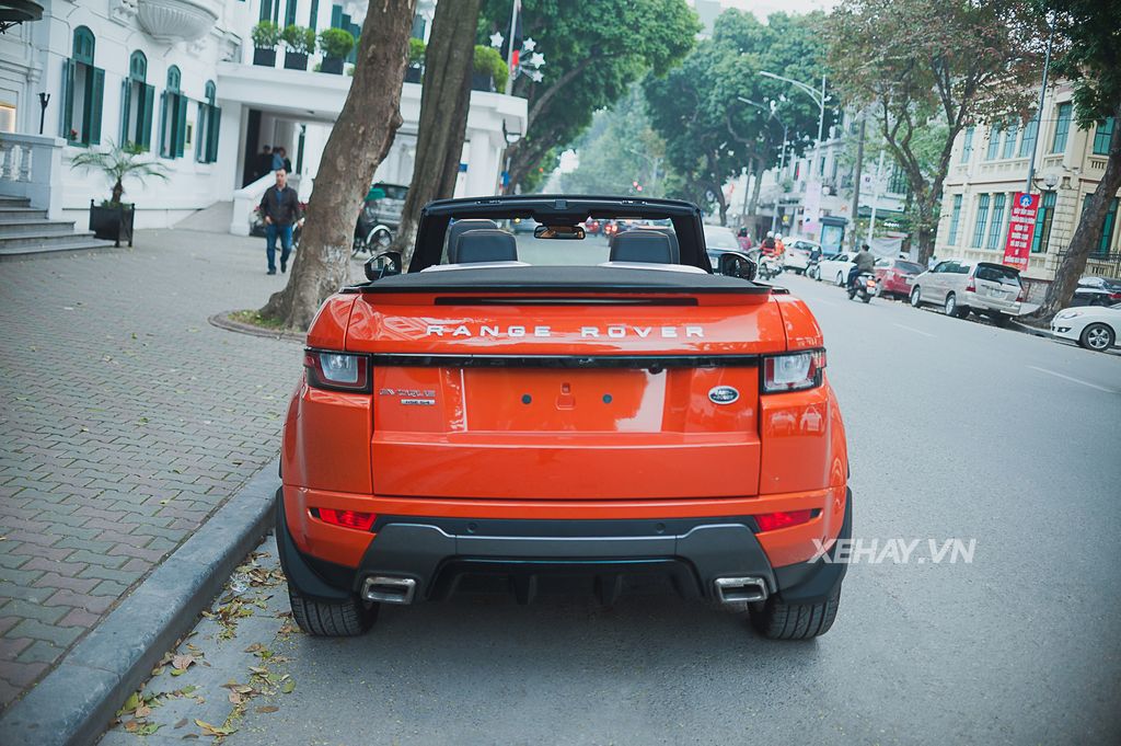 Chiêm ngưỡng Range Rover Evoque Convertible màu độc nhất Việt Nam của nữ biker Hà thành