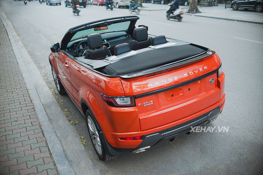 Chiêm ngưỡng Range Rover Evoque Convertible màu độc nhất Việt Nam của nữ biker Hà thành