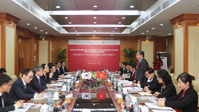 Agribank và Nonghyup Bank - Hàn Quốc triển khai 