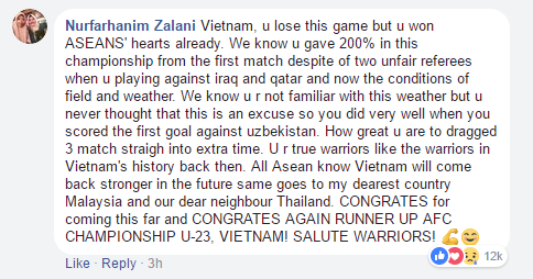 U23 Việt Nam chiến thắng trong trái tim người hâm mộ