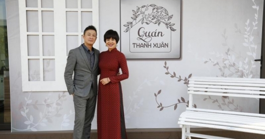 Cặp đôi BTV Anh Tuấn- Diễm Quỳnh tái ngộ trong "Quán thanh xuân"