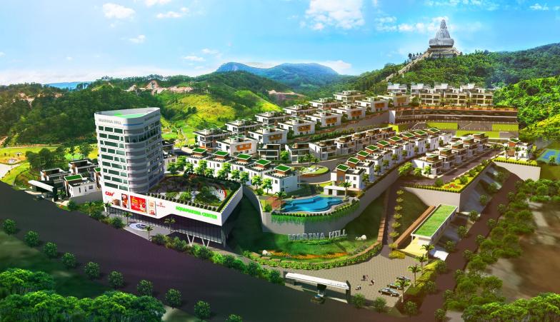 Phối cảnh dự án Marina Hill.