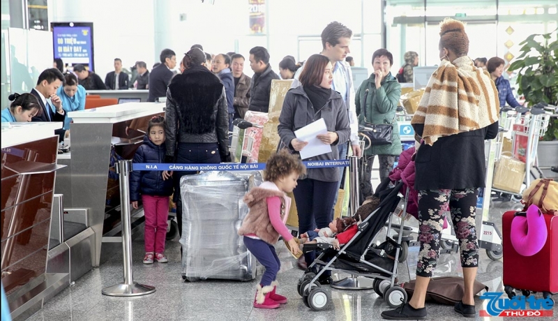 Cảng hàng không Quốc tế Nội Bài: Từ 15/1 thử nghiệm điều chỉnh luồng tuyến phục vụ hành khách