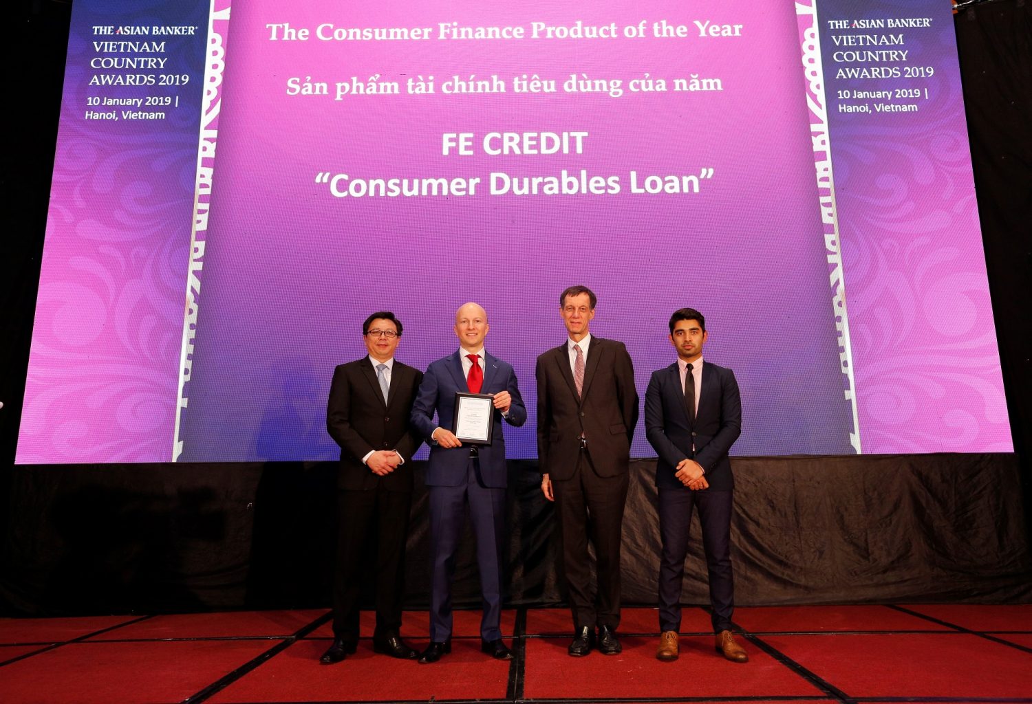 The Asian Banker vinh danh FE CREDIT ở hạng mục