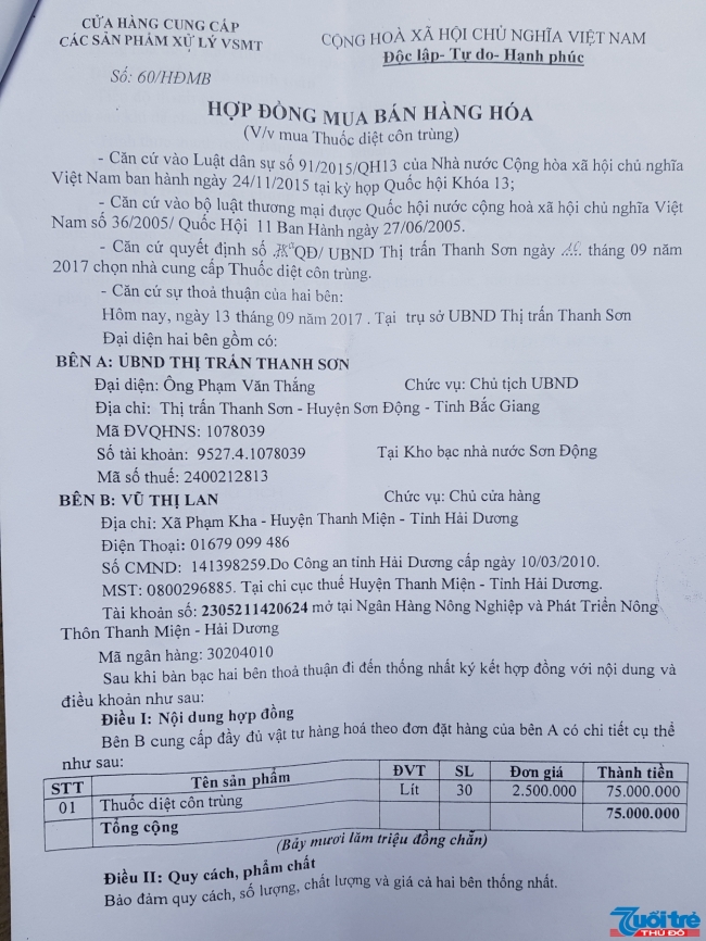 Những hợp đồng mua bán được lập ra hết sức chặt chẽ nhưng thực chất có giao hàng hay không thì không ai biết?