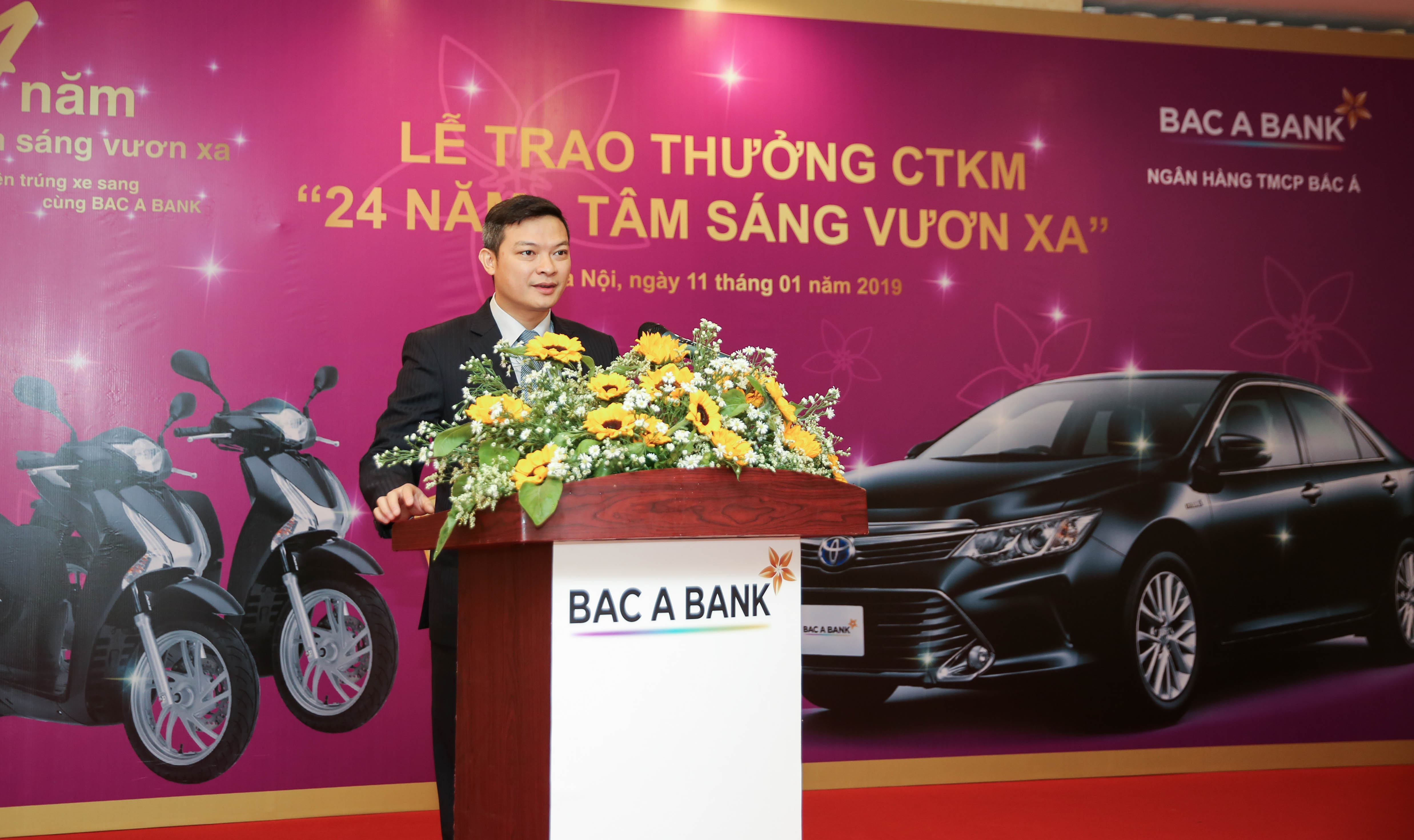 BAC A BANK trao giải chương trình khuyến mại kỉ niệm 24 năm thành lập