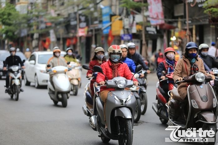 Thời tiết khu vực Hà Nội tối và đêm nay (15/1) trời rét đậm, rét hại