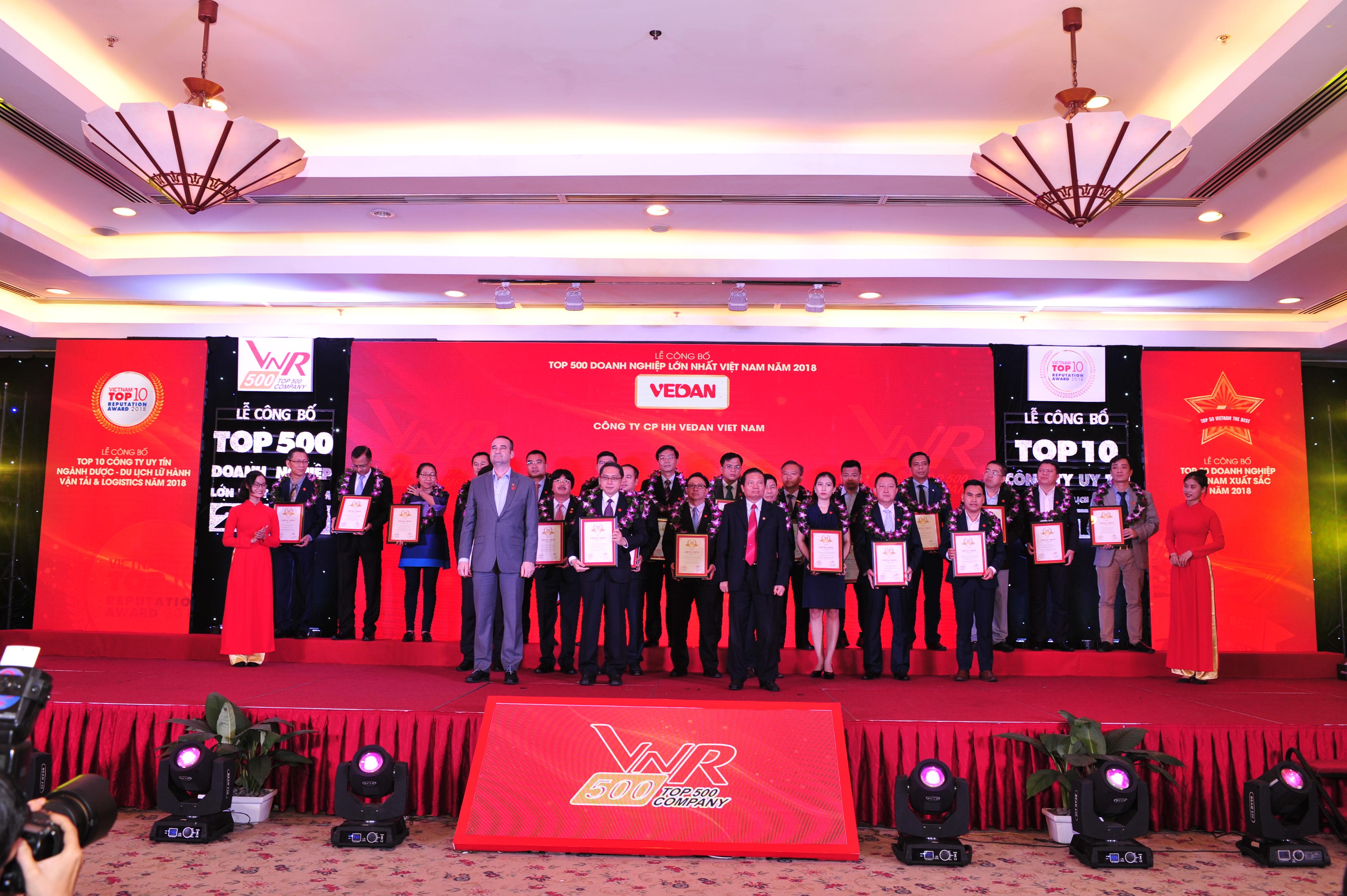 Vedan Việt Nam tiếp tục được vinh danh trong Top 500 doanh nghiệp lớn nhất Việt Nam năm 2018