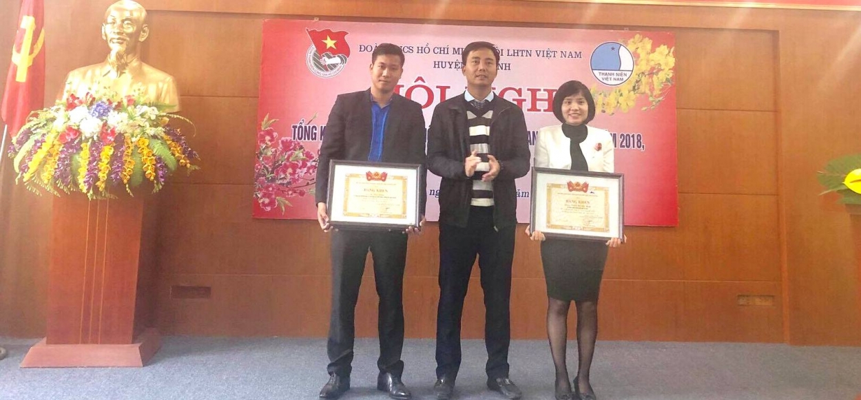 Các đơn vị có thành tích xuất sắc nhận bằng khen của Trung ương Đoàn