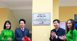 Vietcombank khánh thành và bàn giao công trình ASXH Trạm Y tế xã Kim Lộc