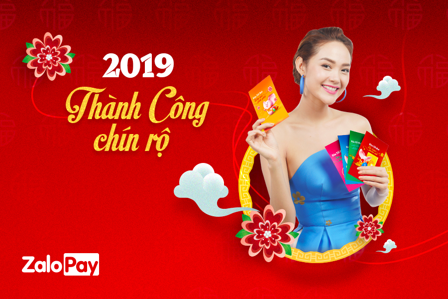 Minh Hằng - Đại sứ thương hiệu của ZaloPay trong chương trình “Săn heo chiêu tài Tết 2019