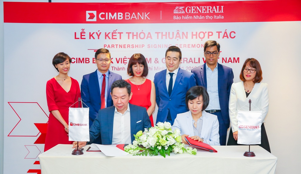 Generali Việt Nam kí kết hợp tác với CIMB