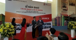 Toyota bàn giao gần 200 xe Hiace cho Cty CP xe khách Phương Trang - FUTA Bus Lines