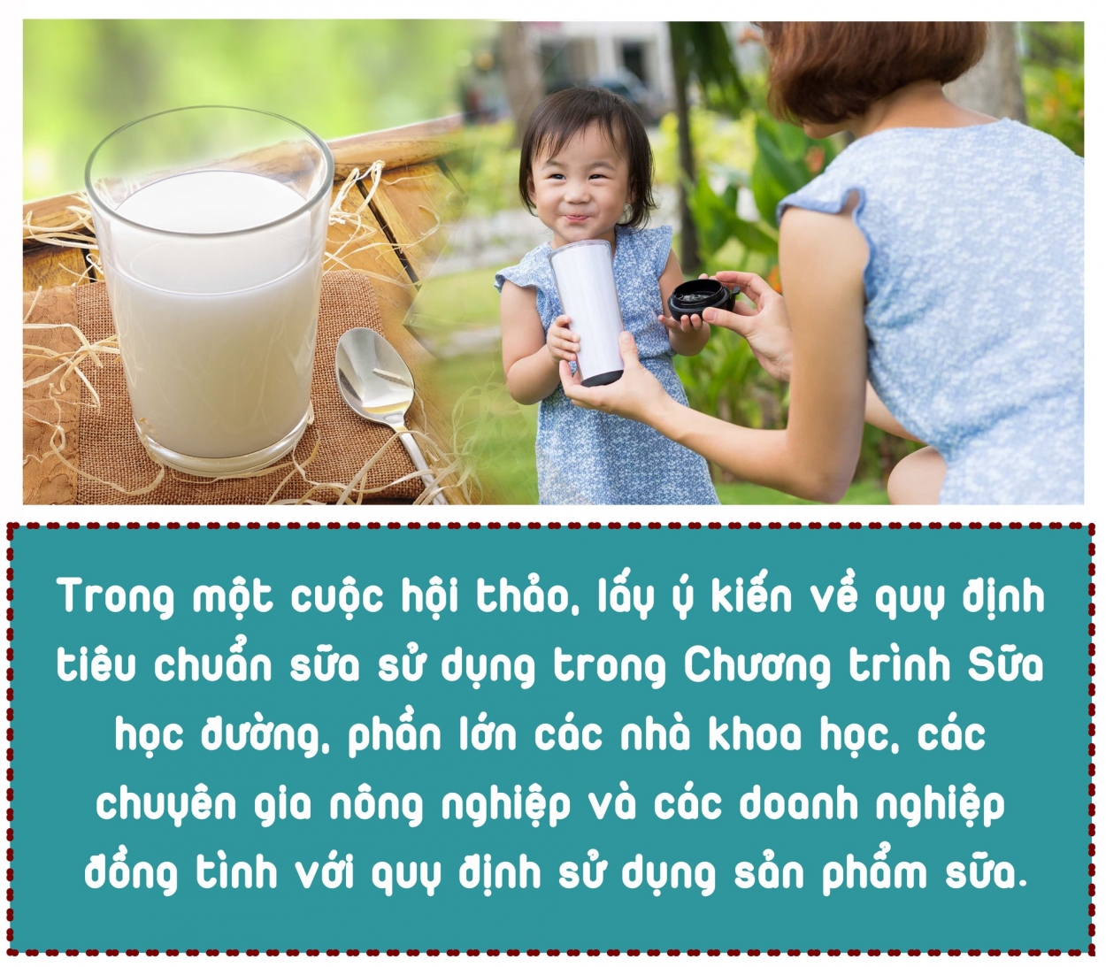 Sữa học đường hiểu sao cho đúng?