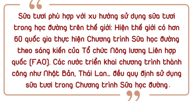 Sữa học đường hiểu sao cho đúng?