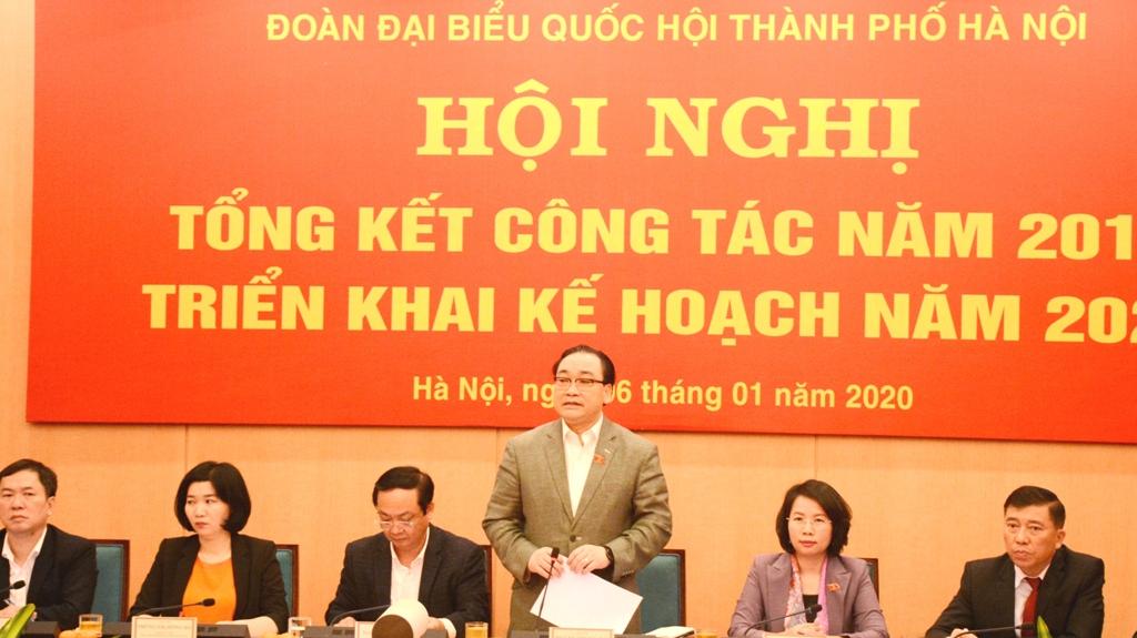 Đoàn đại biểu Quốc hội TP Hà Nội triển khai nhiệm vụ công tác năm 2020