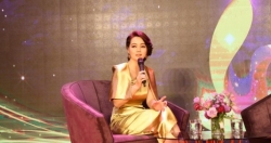 Diễn viên Mai Thu Huyền hội ngộ MC Mai Ngọc tại Hà Nội
