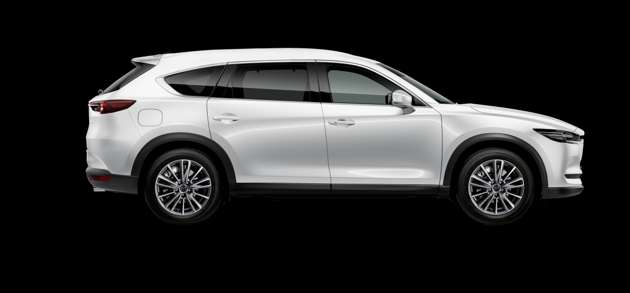 Mazda CX-8 Deluxe nhìn từ hông xe