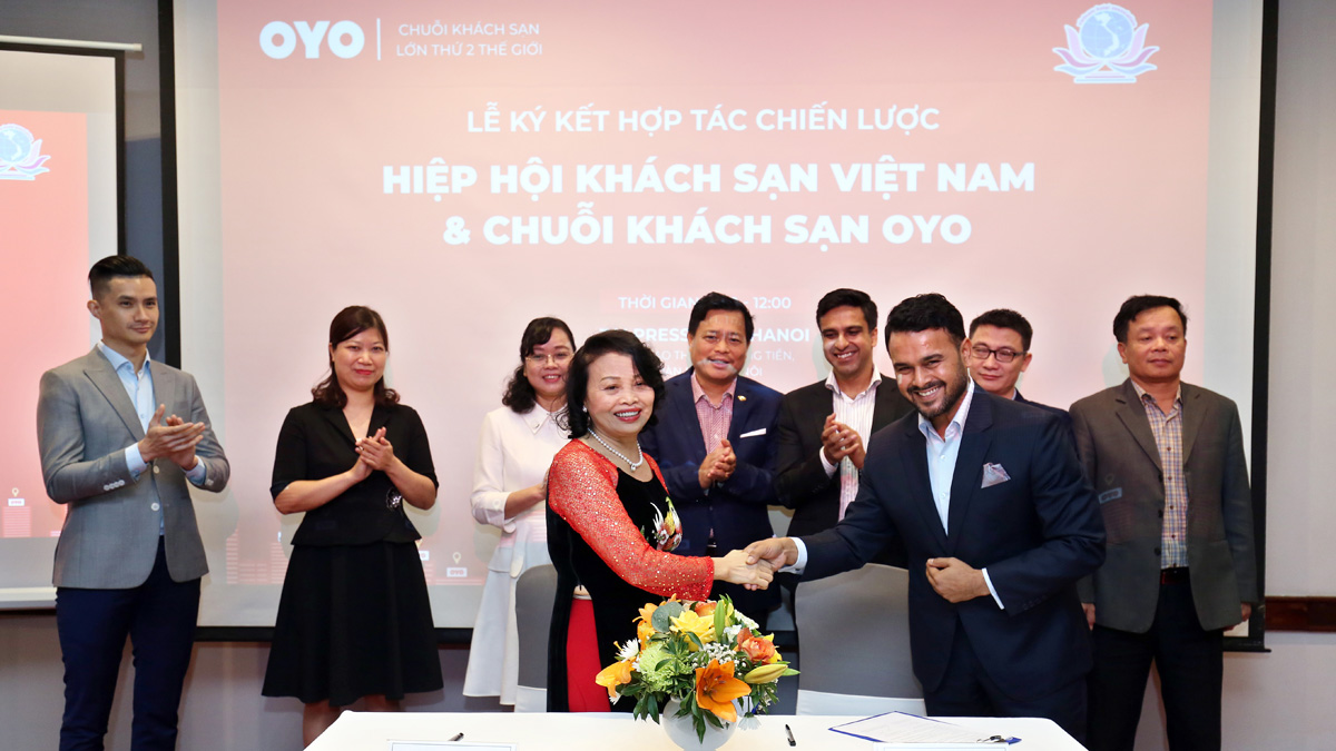 OYO Hotels & Homes ký kết thỏa thuận hợp tác chiến lược với Hiệp hội Khách sạn Việt Nam