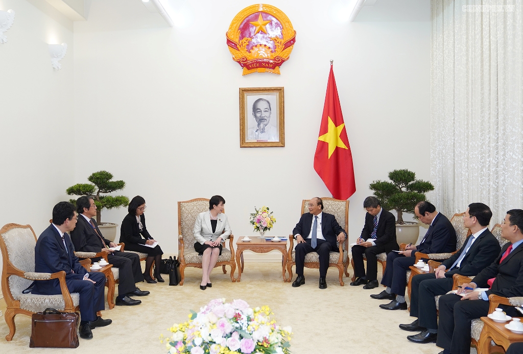Thủ tướng nêu rõ, Việt Nam đang phát triển Chính phủ điện tử, an ninh mạng… do đó có nhu cầu hợp tác với Nhật Bản rất lớn
