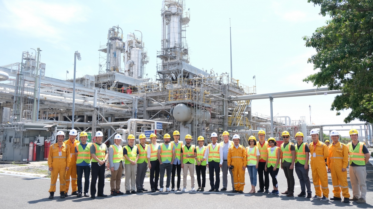 Đoàn đại biểu tham dự “Hội thảo và Triển lãm LPG châu Á - Thái Bình Dương 2019” đến thăm công trình khí của PV GAS