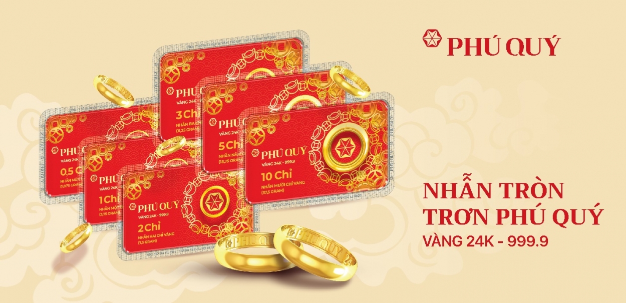 Nhẫn Tròn Trơn Phú Quý với các định lượng khác nhau đáp ứng tất cả nhu cầu của Quý khách hàng