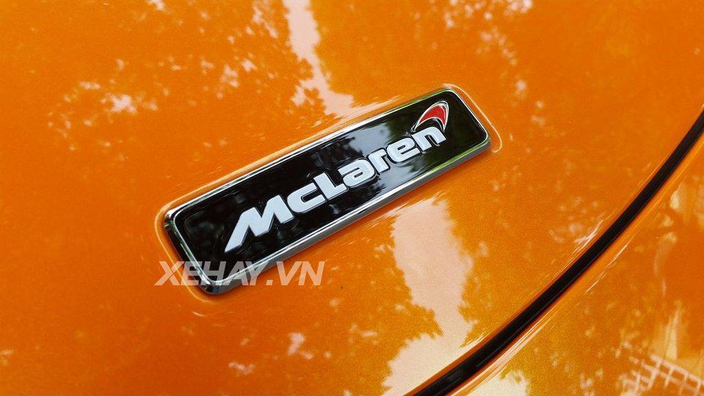 McLaren 570S vàng cam rực rỡ 